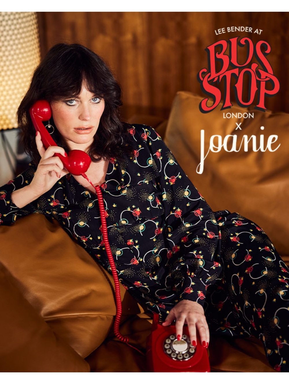 Lee Bender At Bus Stop London X Joanie Kensington Flounce Collar Midi Dress 70s